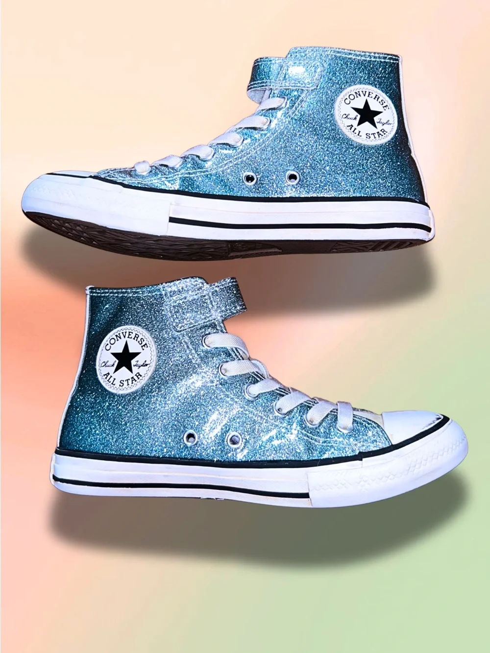 Converse Chuck Taylor All Star Easy-On Shimmer Youth Shoes Size 3